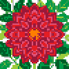Dahlia stock pattern preview